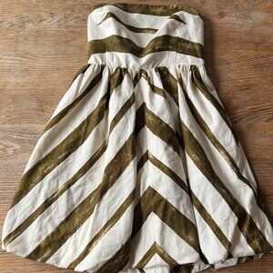 Moulinette Soeurs Anthropologie Strapless Chevron Dress – 4